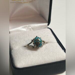 Sterling Sliver Turquoise Ring Size 7